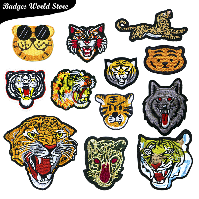Embroidery Viewer - Cute Animal Wolf Cheetah Tiger Glasses