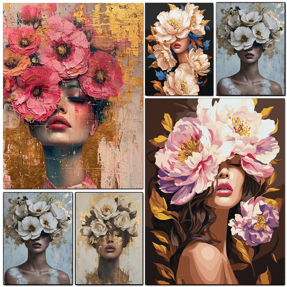 Embroidery Handicraft - Diamond Painting Beauty Girl Diamond Art