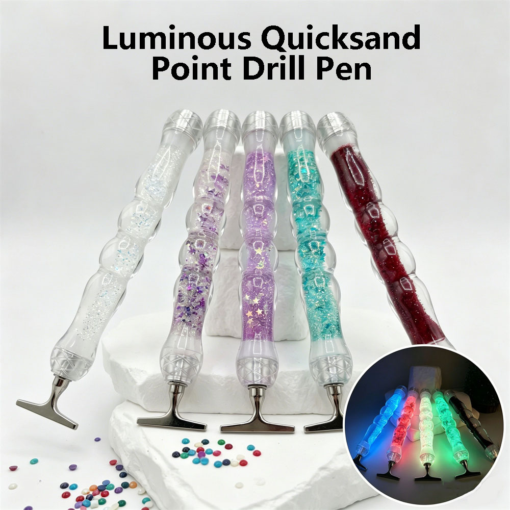 Embroidery Handicraft - New Luminous Transparent Quicksand Diamond Painting