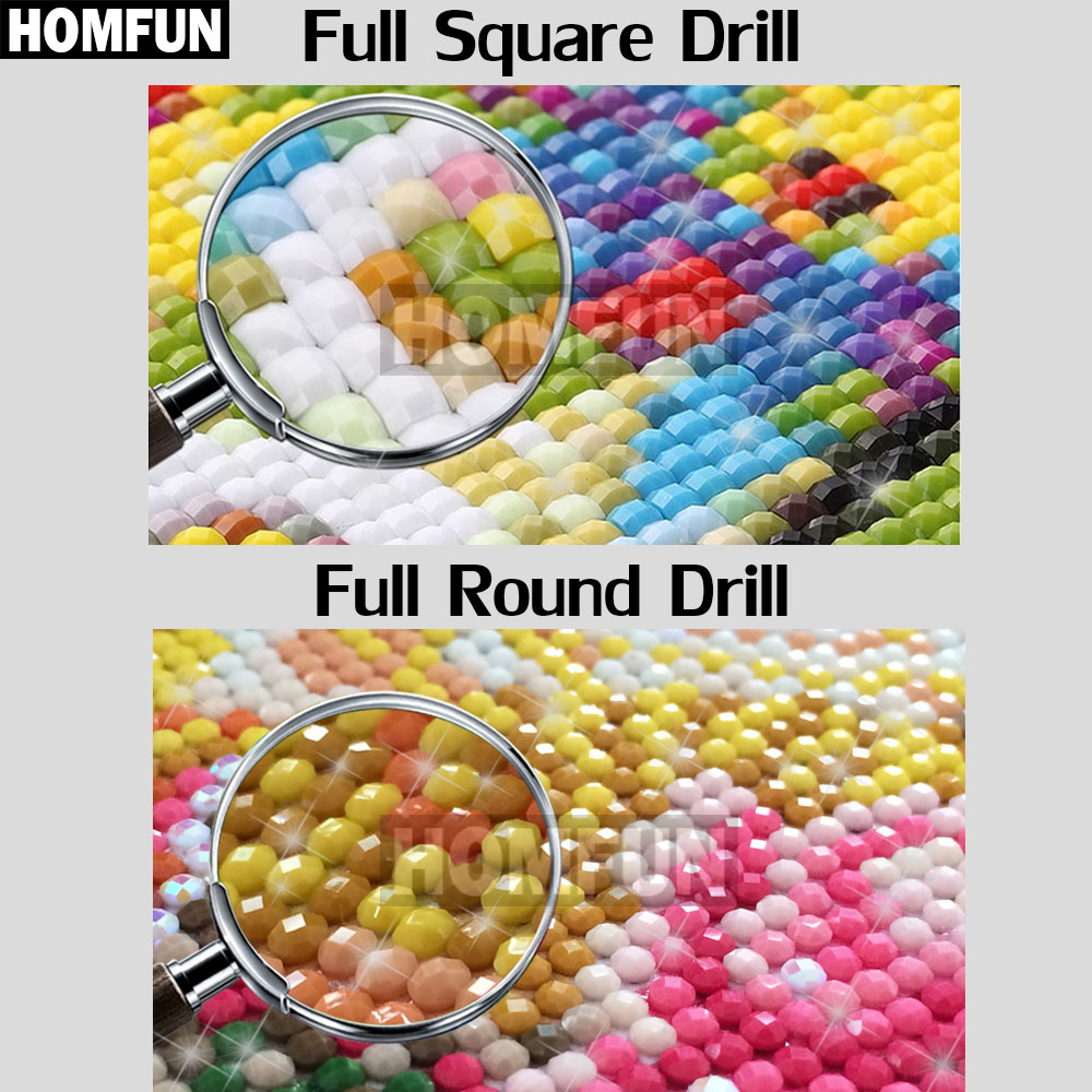 HOMFUN 5D DIY Diamond Painting - Embroidery Yellow Flower 리뷰 및 가격