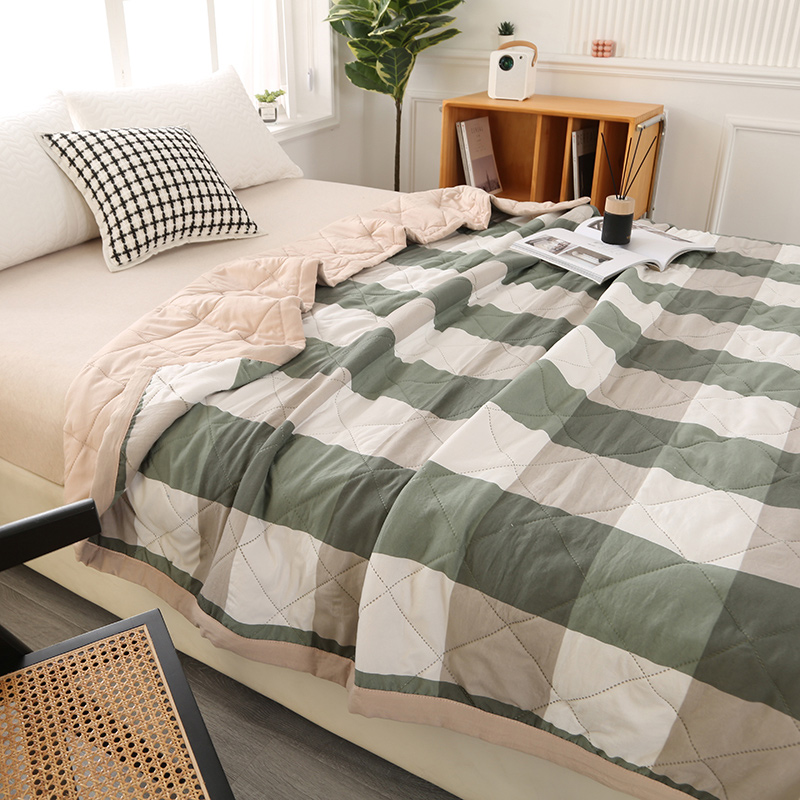 A solid color spring/summer wa - Embroidery Quilt Cover 리뷰 및 가격