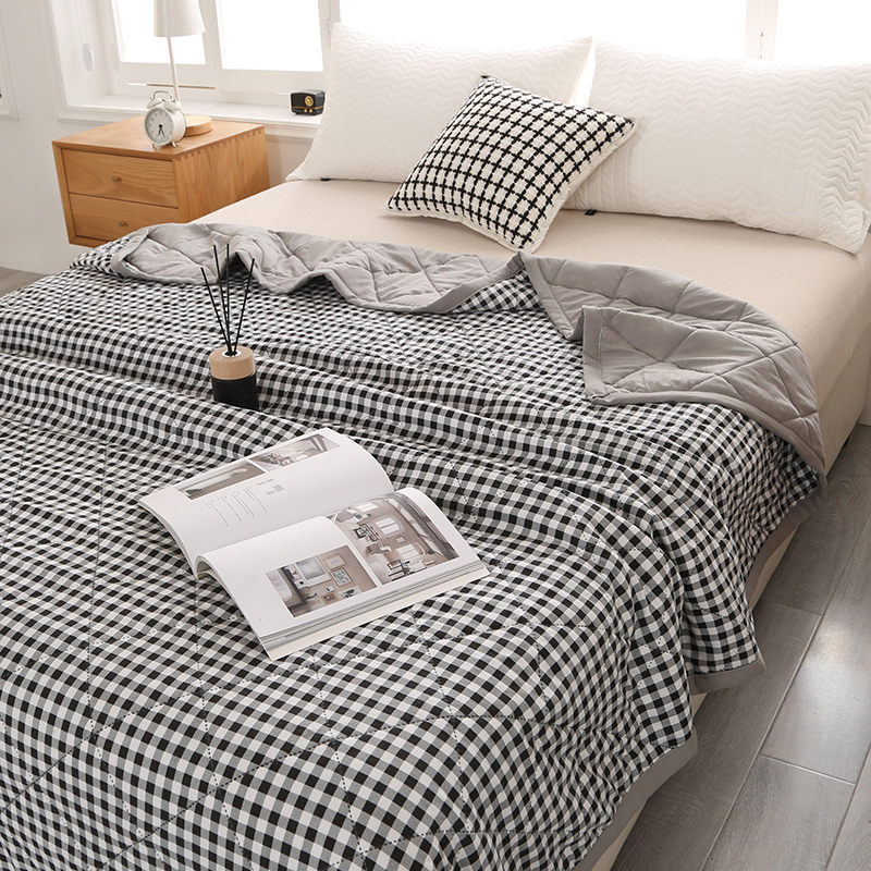 A solid color spring/summer wa - Embroidery Quilt Cover 리뷰 및 가격