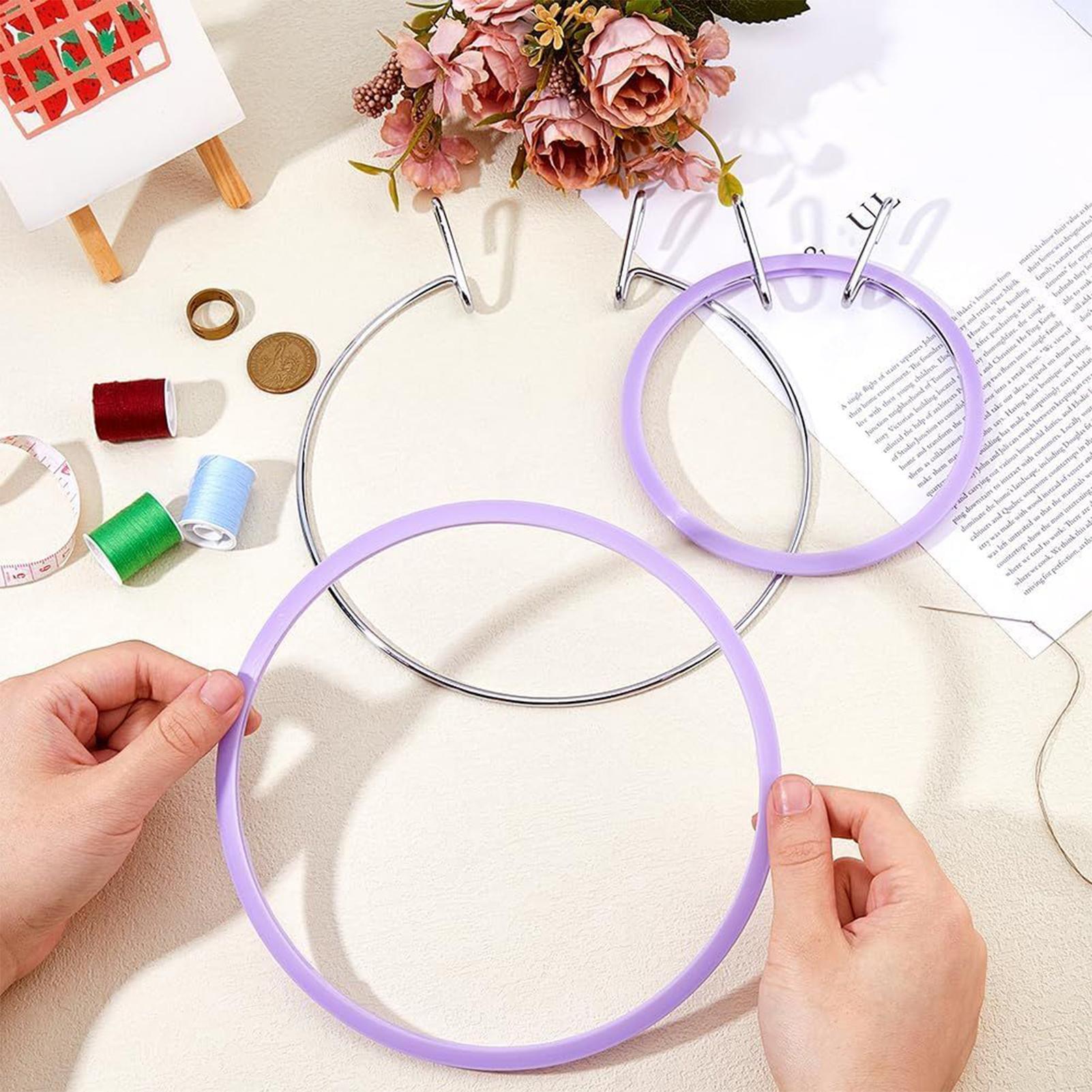 Hoop For Cross Stitching Metal - Embroidery Handicraft 리뷰 및 가격