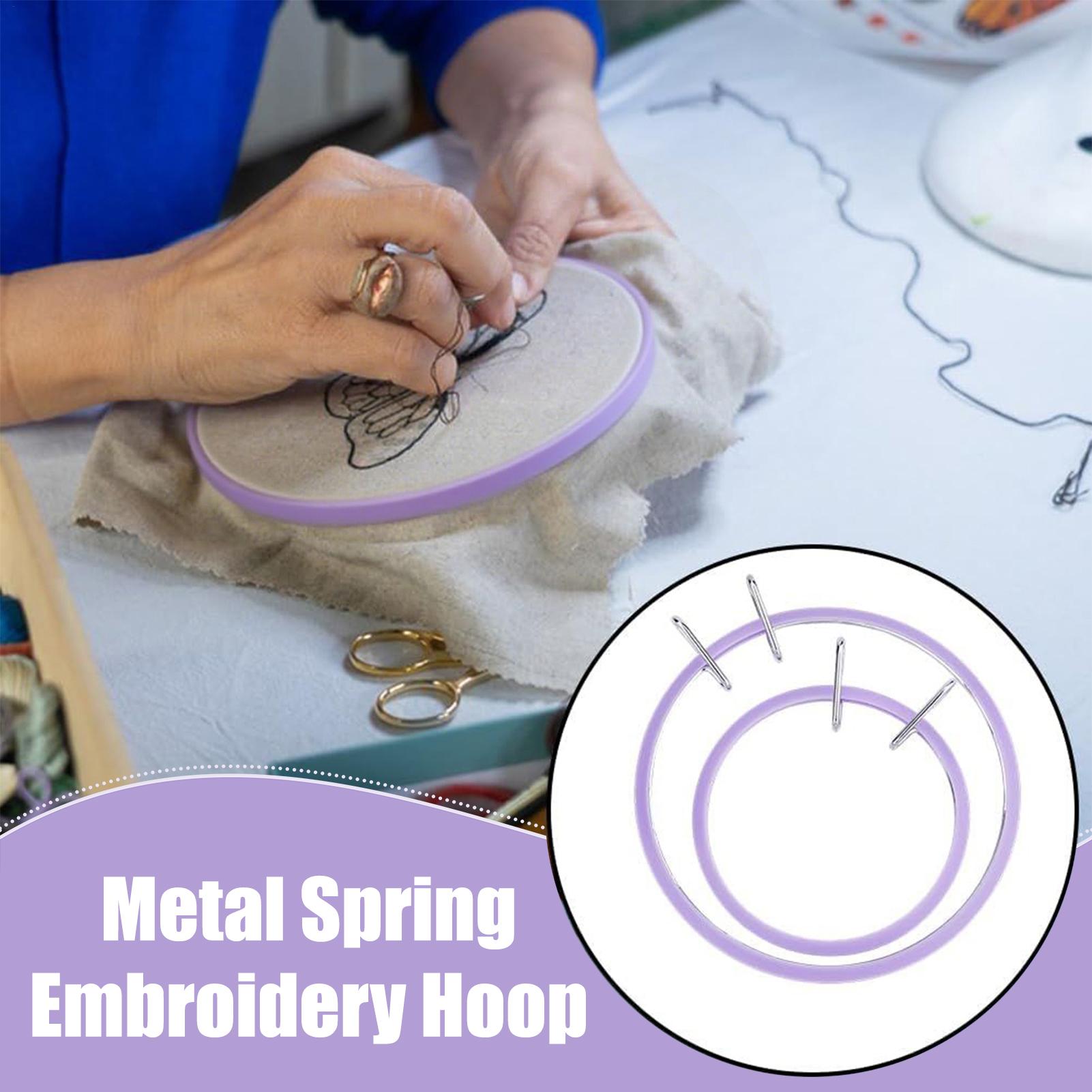 Hoop For Cross Stitching Metal - Embroidery Handicraft 리뷰 및 가격