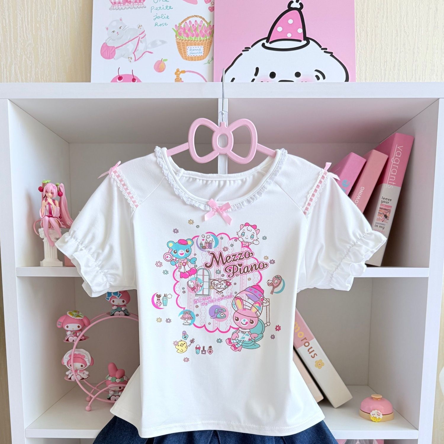 Japanese Sweet Skirt Sets Summ - Embroidery Cotton Shirt 리뷰 및 가격