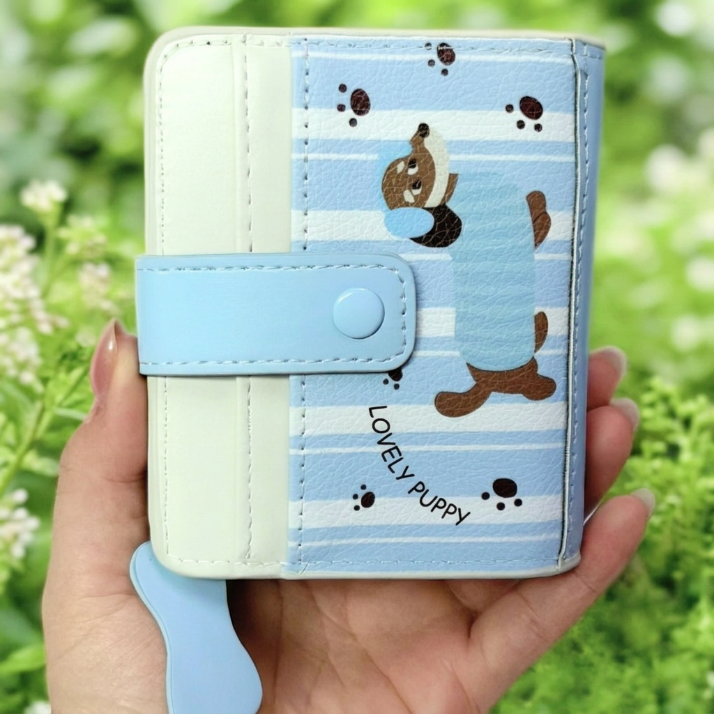 Korean Style Dachshund Embroid - Embroidery Wallet 리뷰 및 가격