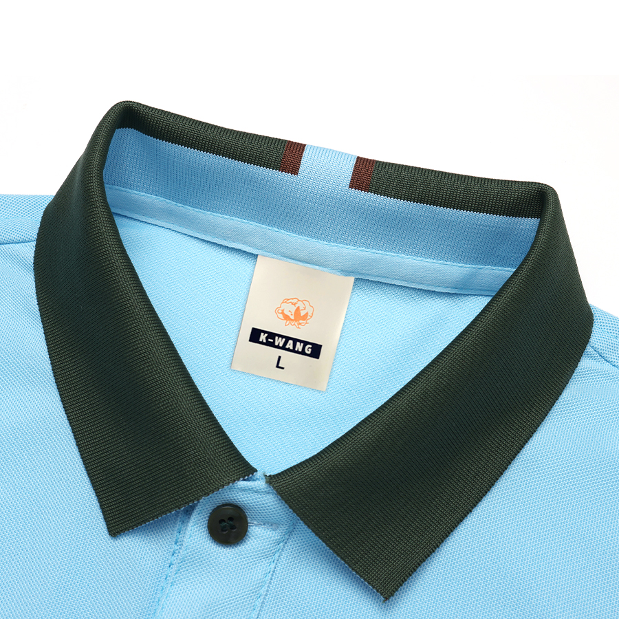 Long sleeved polo shirt with c - Embroidery Logo 리뷰 및 가격