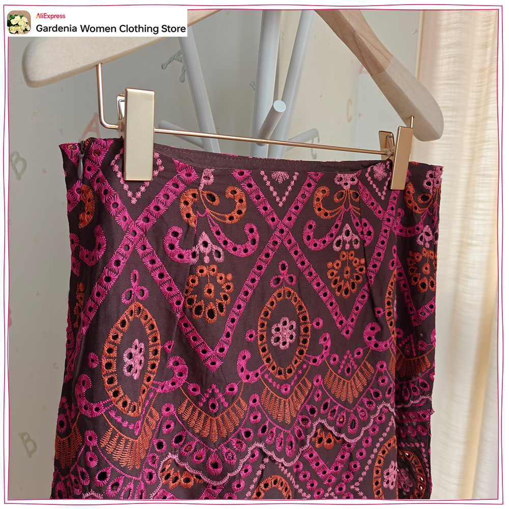 Elegant Women Embroidered Eyel - Embroidery Eyelet 리뷰 및 가격