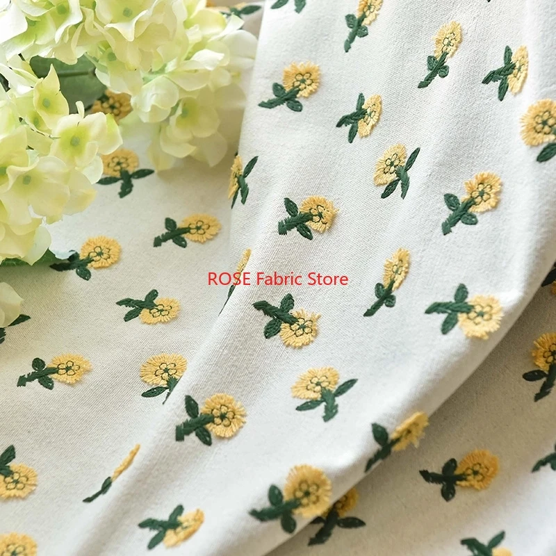 Ins-inspired 3D Small Yellow F - Embroidery Yellow Flower 리뷰 및 가격