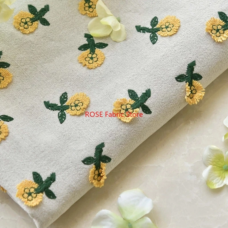 Ins-inspired 3D Small Yellow F - Embroidery Yellow Flower 리뷰 및 가격