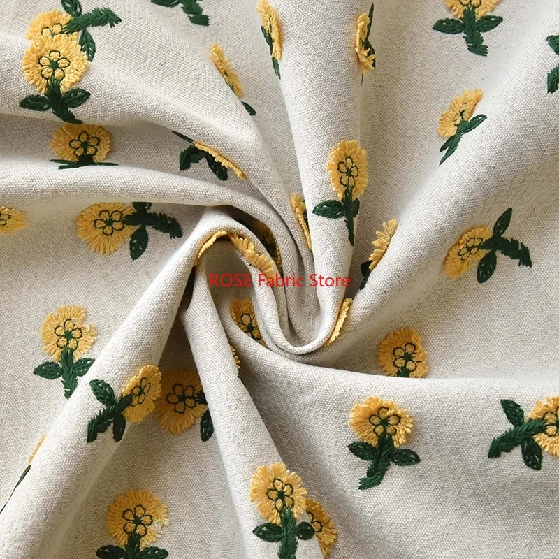 Ins-inspired 3D Small Yellow F - Embroidery Yellow Flower 리뷰 및 가격