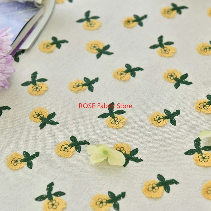 Ins-inspired 3D Small Yellow F - Embroidery Yellow Flower 리뷰 및 가격
