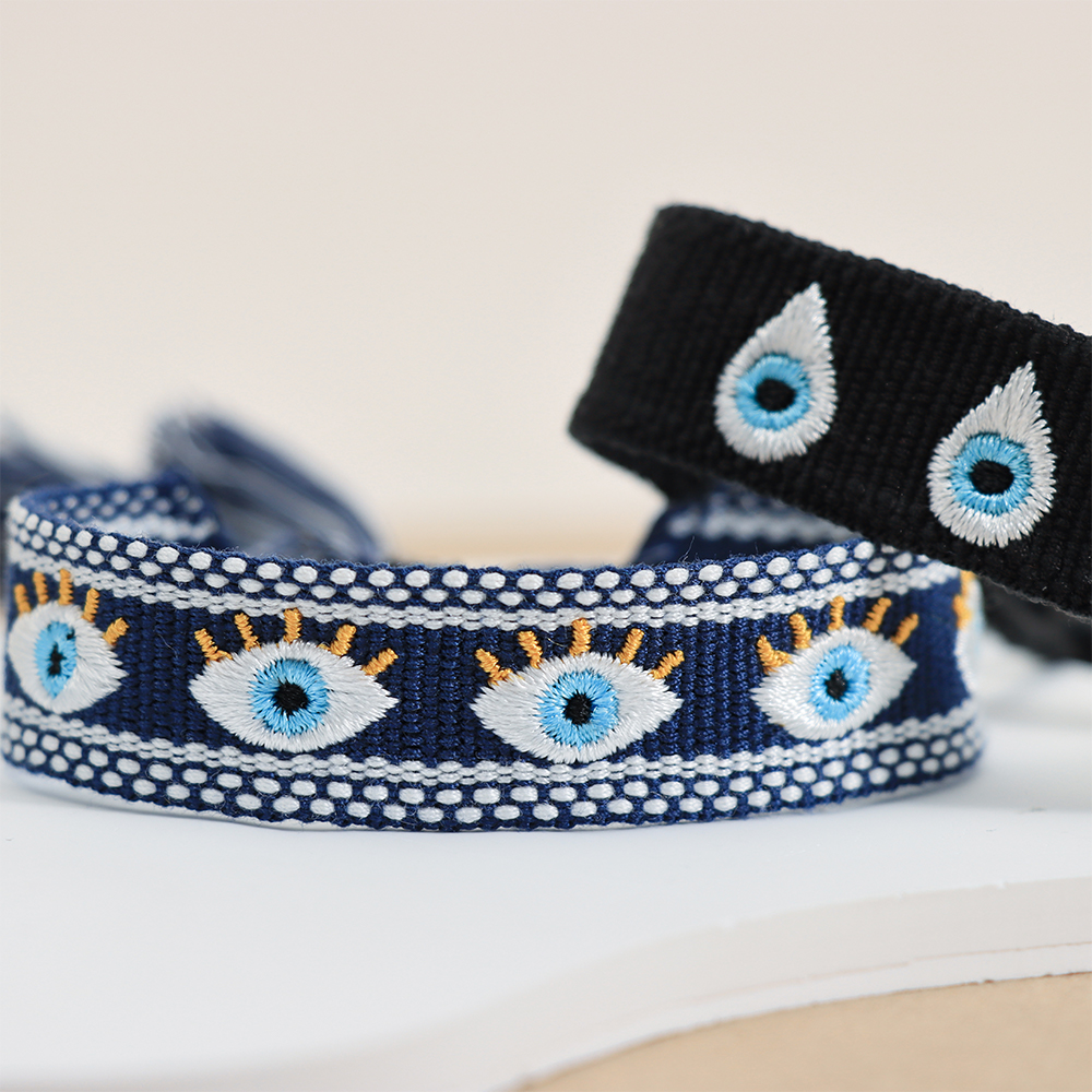 Fashion Woven Bracelets Stacka - Embroidery Eyelet 리뷰 및 가격