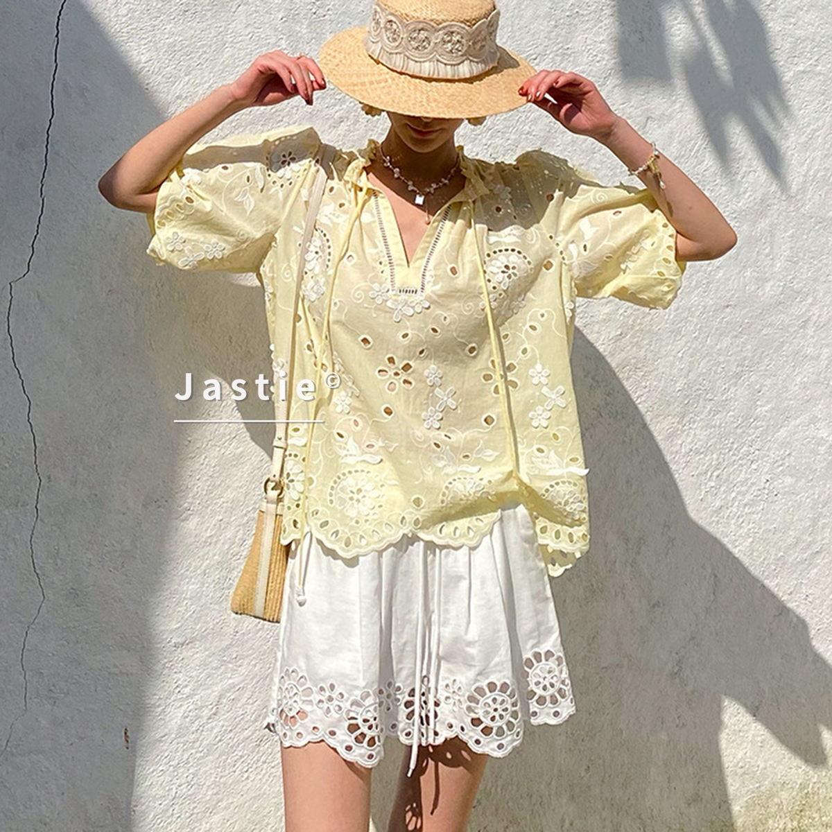 Bohemian Yellow Eyelet Embroid - Embroidery Eyelet 리뷰 및 가격