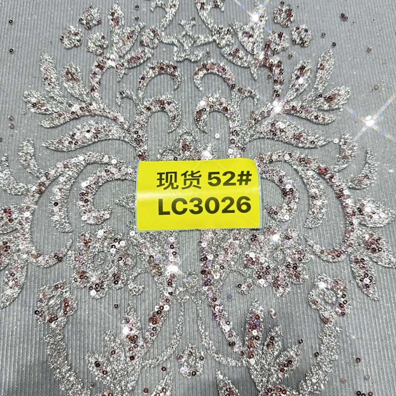 10 Yards Champagne Fadhion Des - Embroidery Net Fabric 리뷰 및 가격