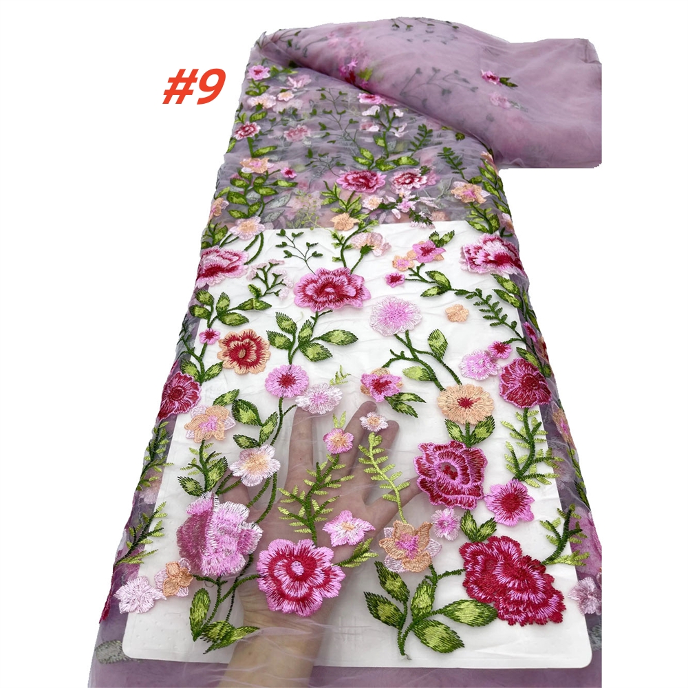 Wholesale French Luxury Mesh E - Embroidery Net Fabric 리뷰 및 가격