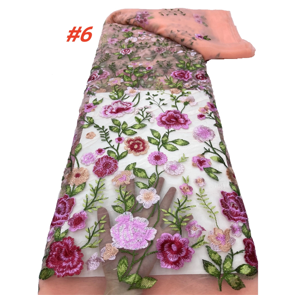 Wholesale French Luxury Mesh E - Embroidery Net Fabric 리뷰 및 가격