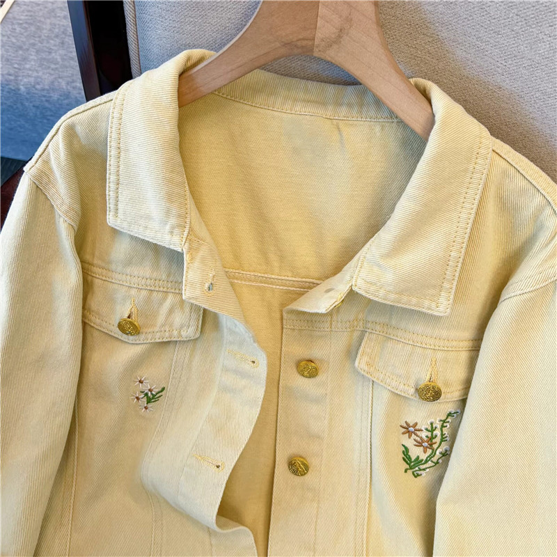 Korean Vintage Flower Embroide - Embroidery Yellow Flower 리뷰 및 가격