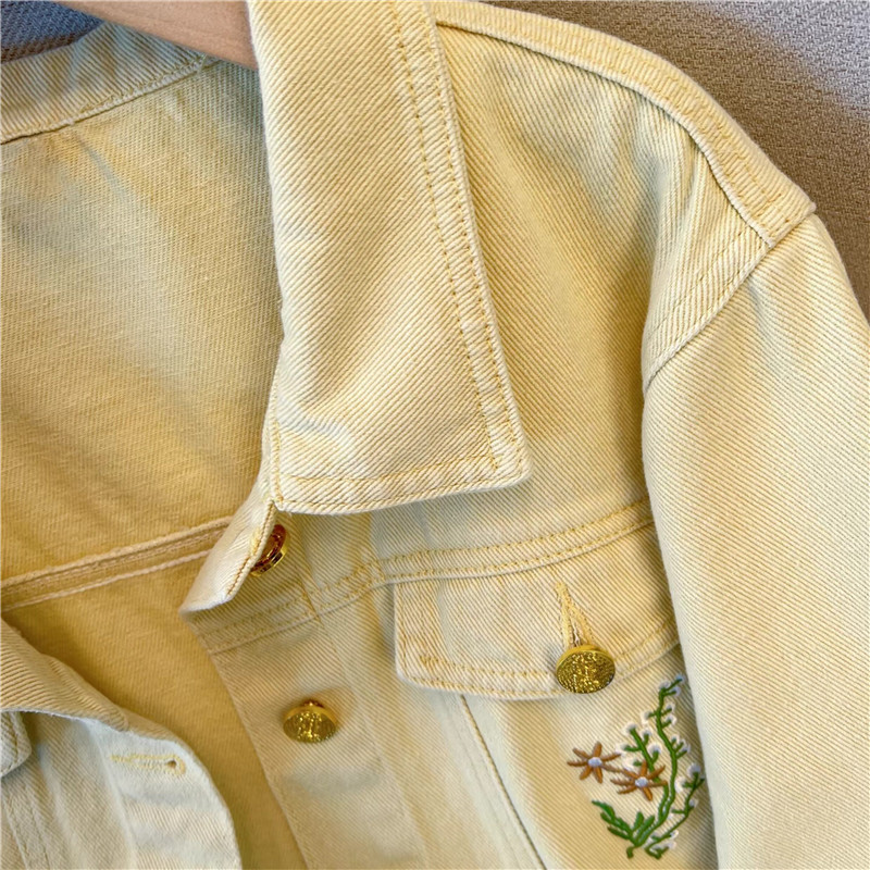Korean Vintage Flower Embroide - Embroidery Yellow Flower 리뷰 및 가격