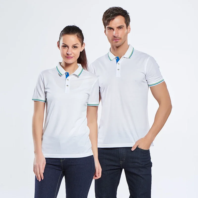 Summer Polo Shirt With Printed - Embroidery Logo 리뷰 및 가격