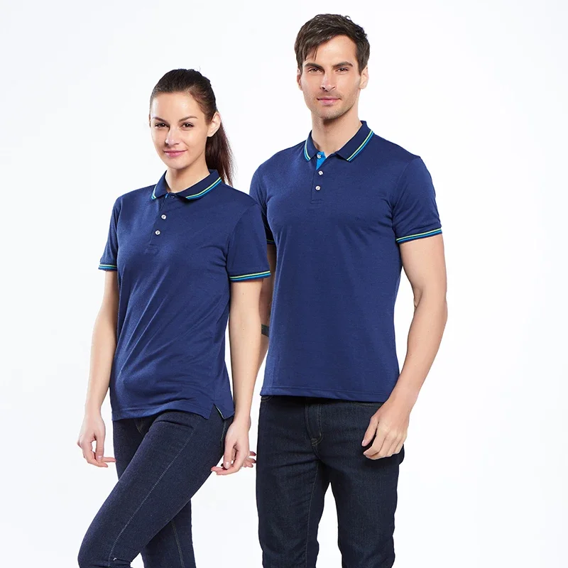 Summer Polo Shirt With Printed - Embroidery Logo 리뷰 및 가격
