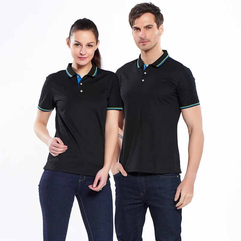Summer Polo Shirt With Printed - Embroidery Logo 리뷰 및 가격