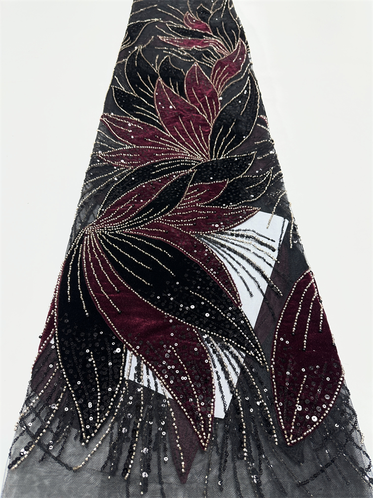 2025 Africa Design Fabric Top  - Embroidery Net Fabric 리뷰 및 가격