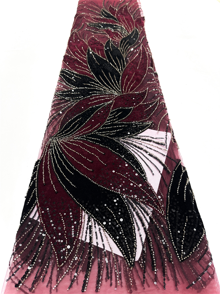 2025 Africa Design Fabric Top  - Embroidery Net Fabric 리뷰 및 가격