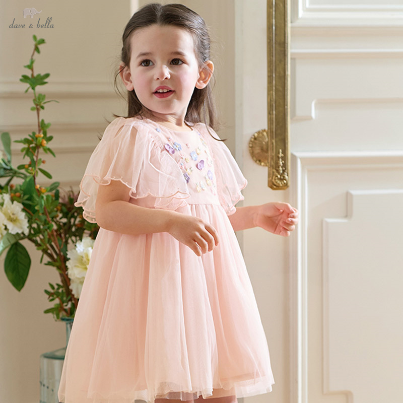 Dave Bella Girls Baby Princess - Embroidery Net Dress 리뷰 및 가격