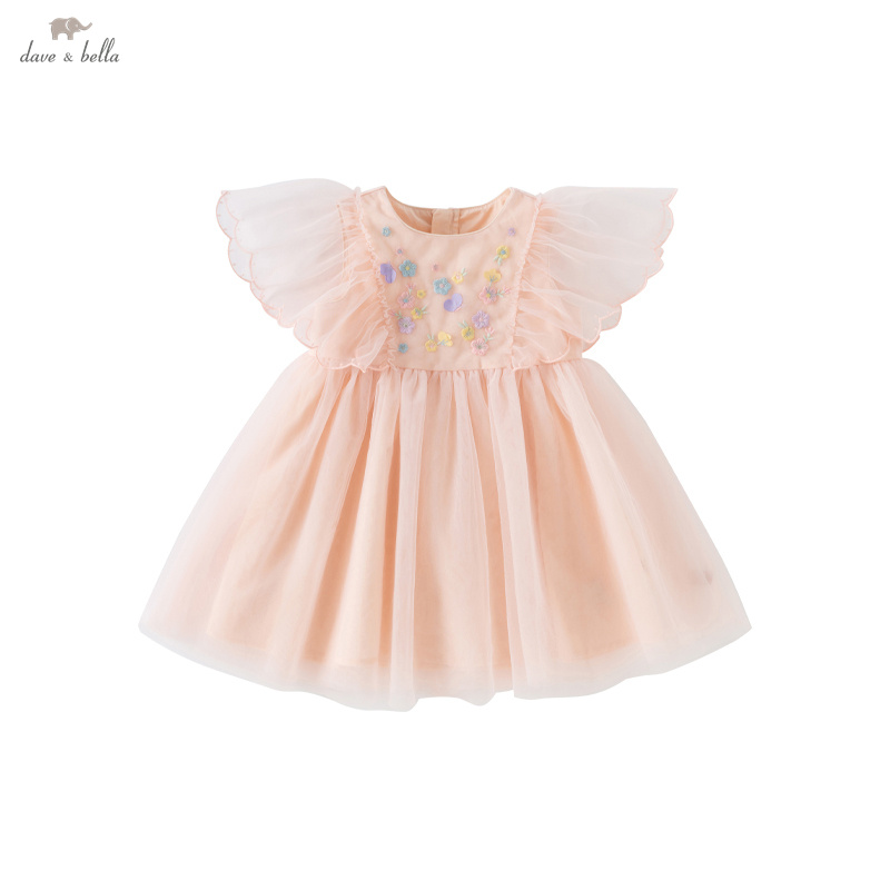 Dave Bella Girls Baby Princess - Embroidery Net Dress 리뷰 및 가격