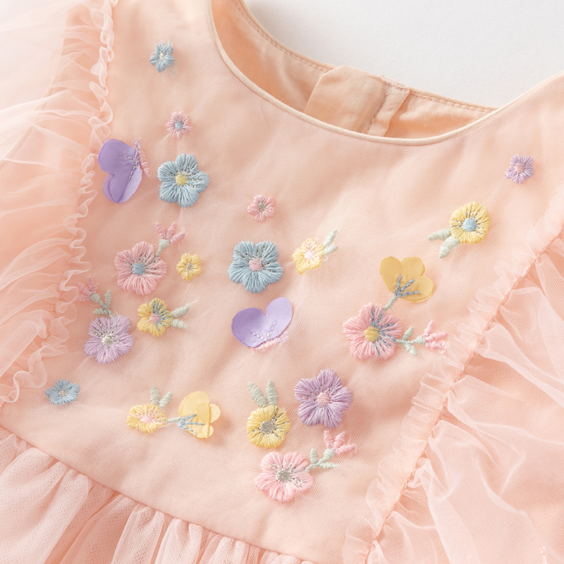 Dave Bella Girls Baby Princess - Embroidery Net Dress 리뷰 및 가격