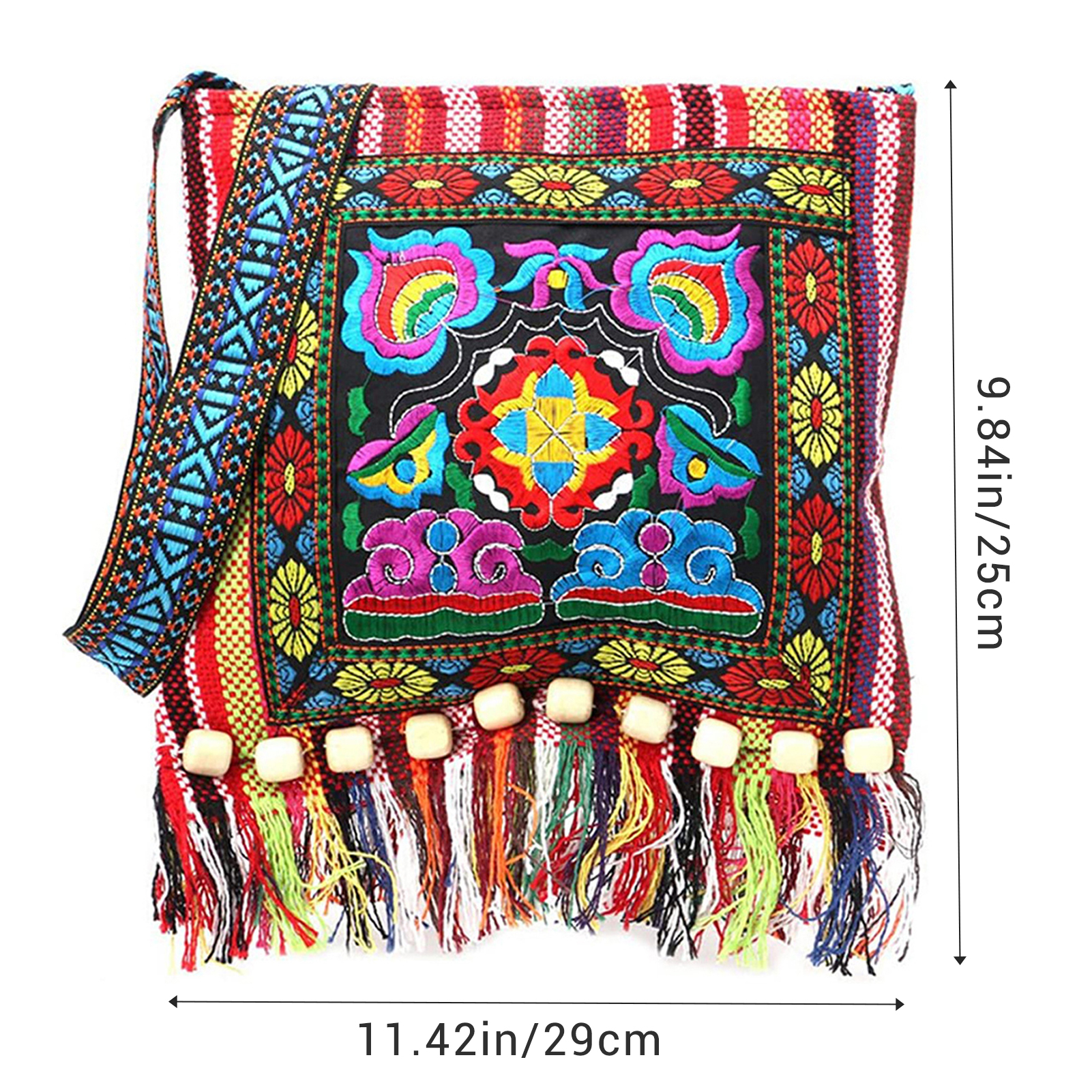 Women's Embroidered Tassel Sli - Embroidery Xmas 리뷰 및 가격