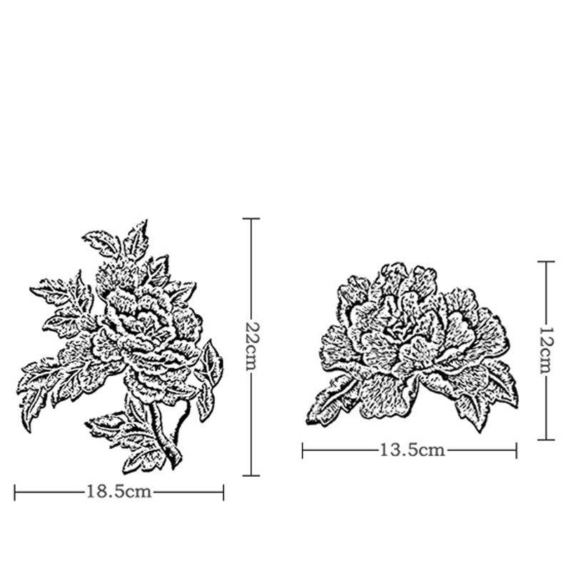 1 Pair Red Pink Yellow Embroid - Embroidery Yellow Flower 리뷰 및 가격