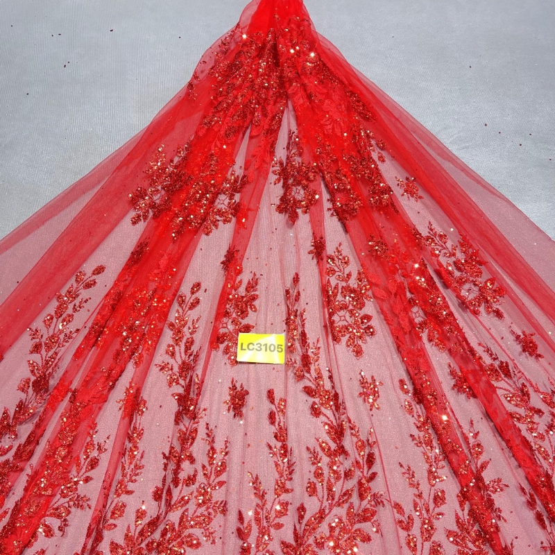 10yards Red Sale Fadhion Afric - Embroidery Net Fabric 리뷰 및 가격