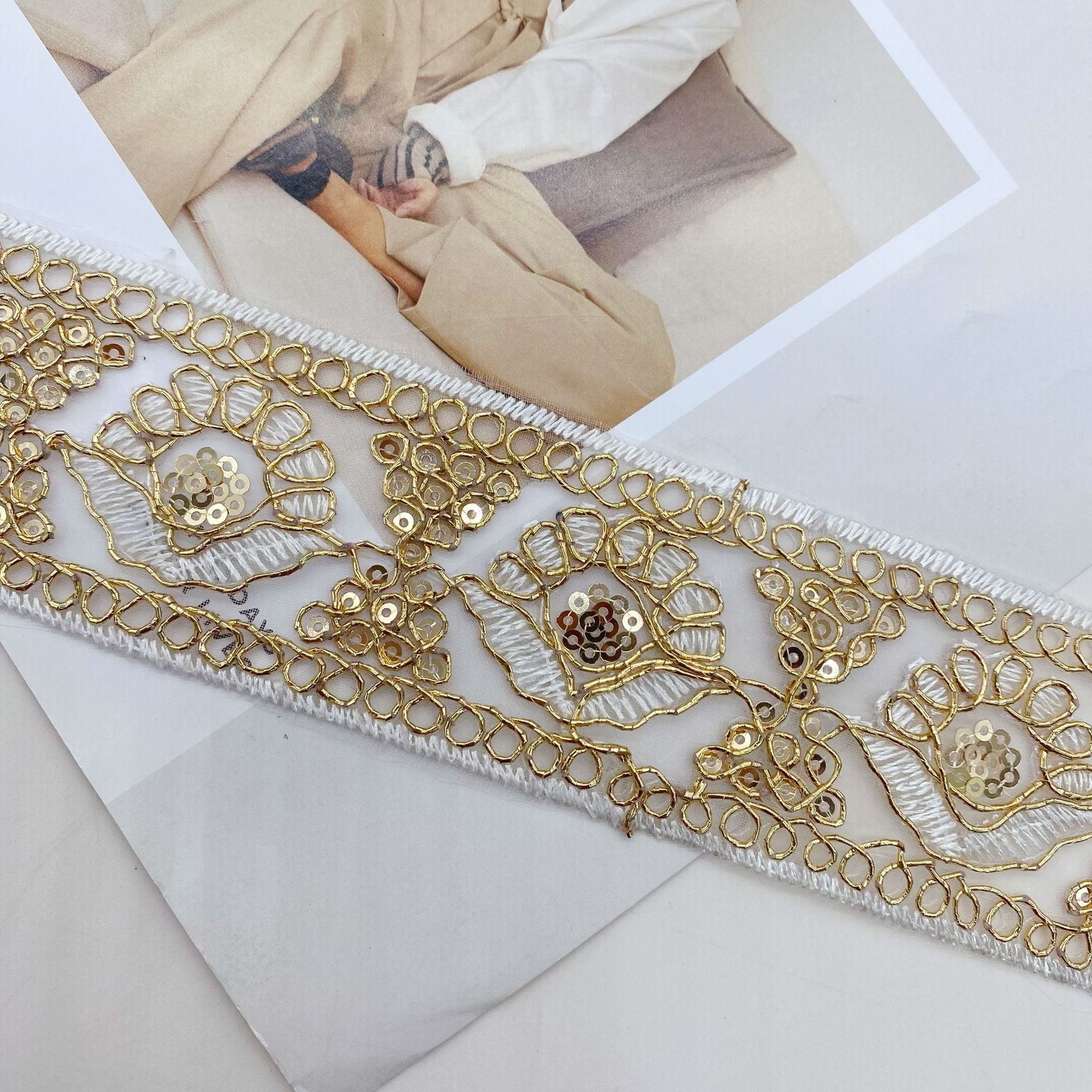 3Yards Of Wholesale National S - Embroidery Net Fabric 리뷰 및 가격