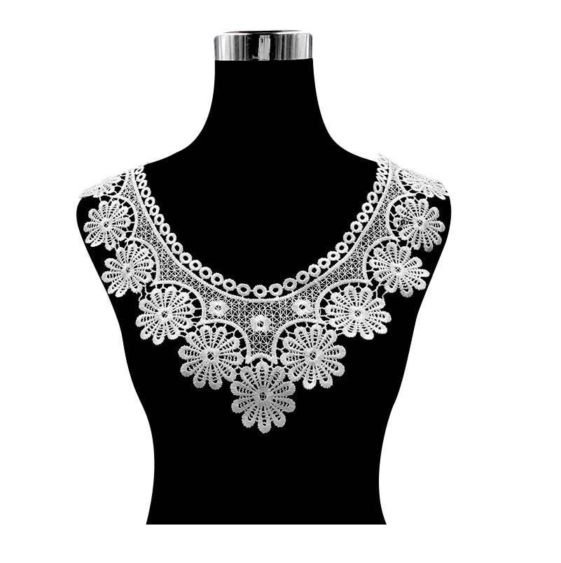 Water-soluble lace collar flow - Embroidery Web 리뷰 및 가격