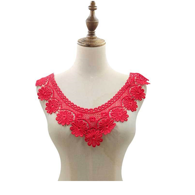 Water-soluble lace collar flow - Embroidery Web 리뷰 및 가격