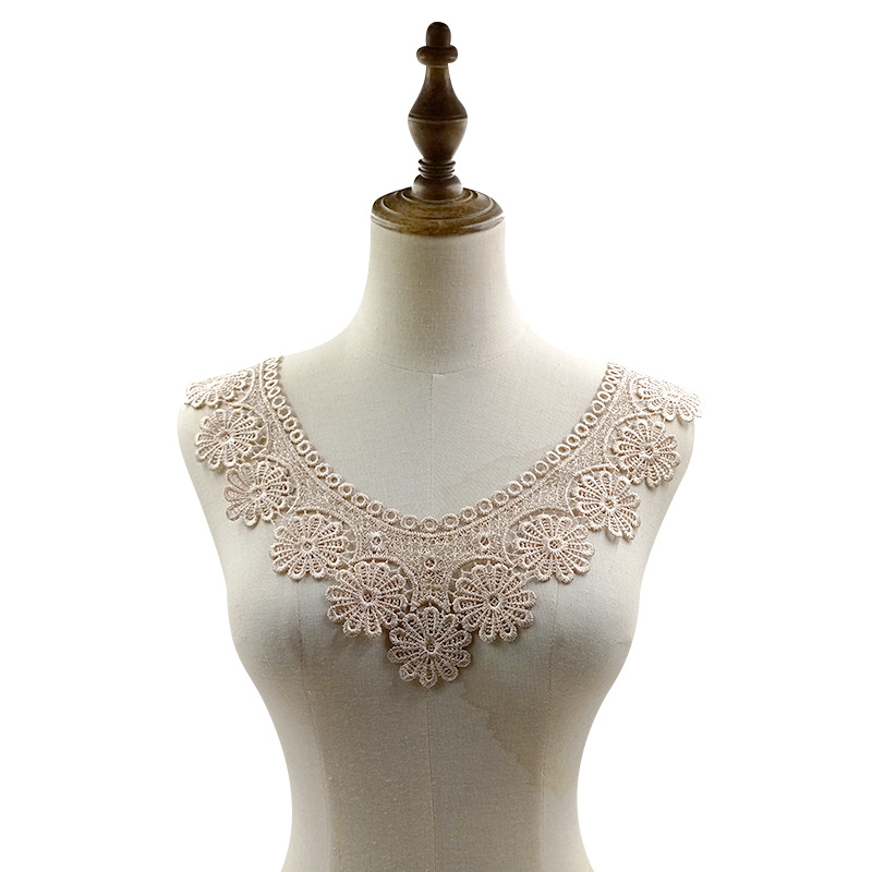 Water-soluble lace collar flow - Embroidery Web 리뷰 및 가격