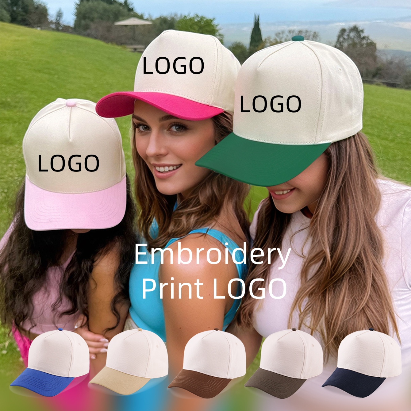 5Panel Unisex Custom Embroider - Embroidery Logo 리뷰 및 가격