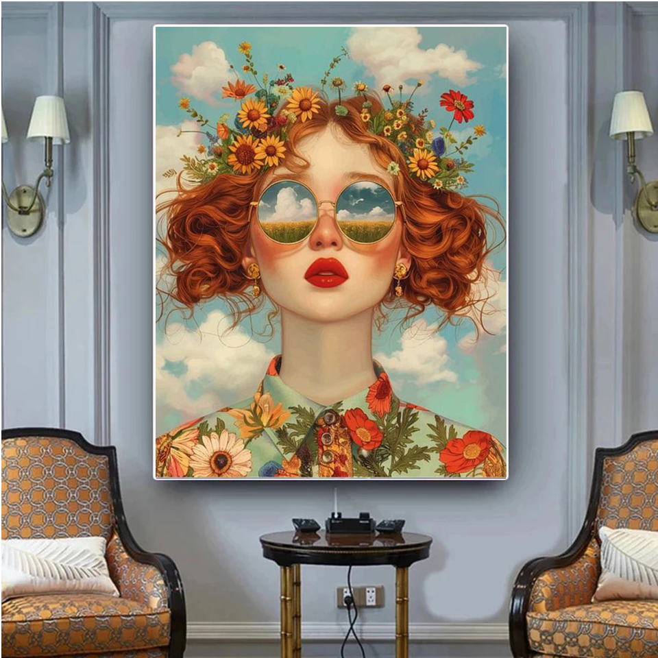 Diamond Painting Beautiful Wom - Embroidery Viewer 리뷰 및 가격