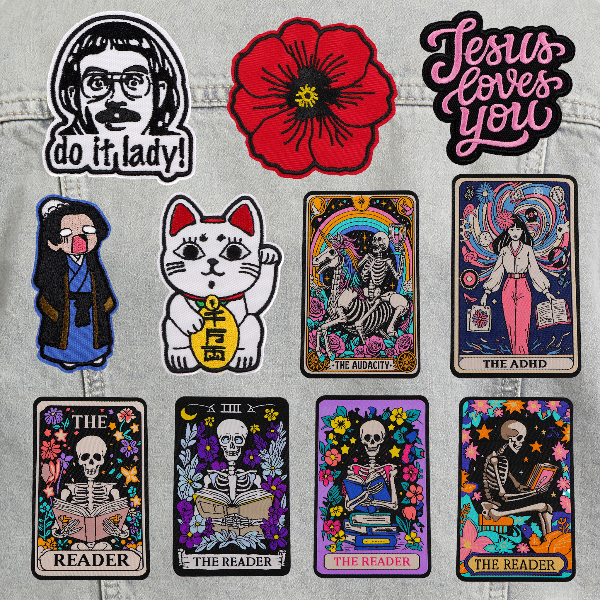 Do It Lady ADHD Quotes Patch I - Embroidery Viewer 리뷰 및 가격