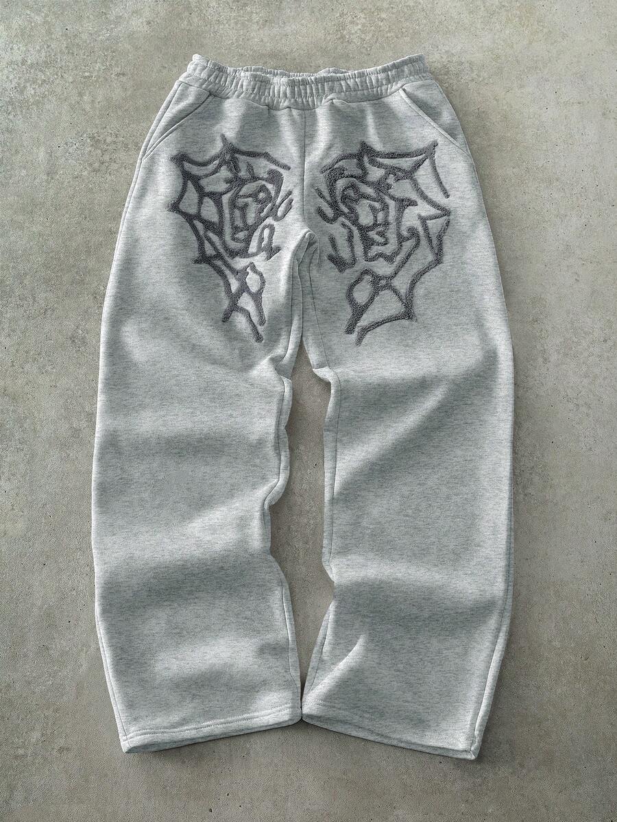 Mens Street Style Loose Fit Sw - Embroidery Web 리뷰 및 가격