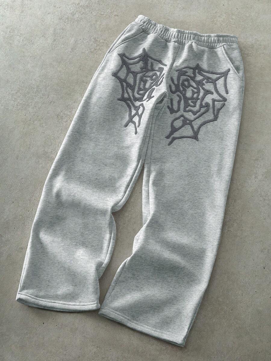 Mens Street Style Loose Fit Sw - Embroidery Web 리뷰 및 가격