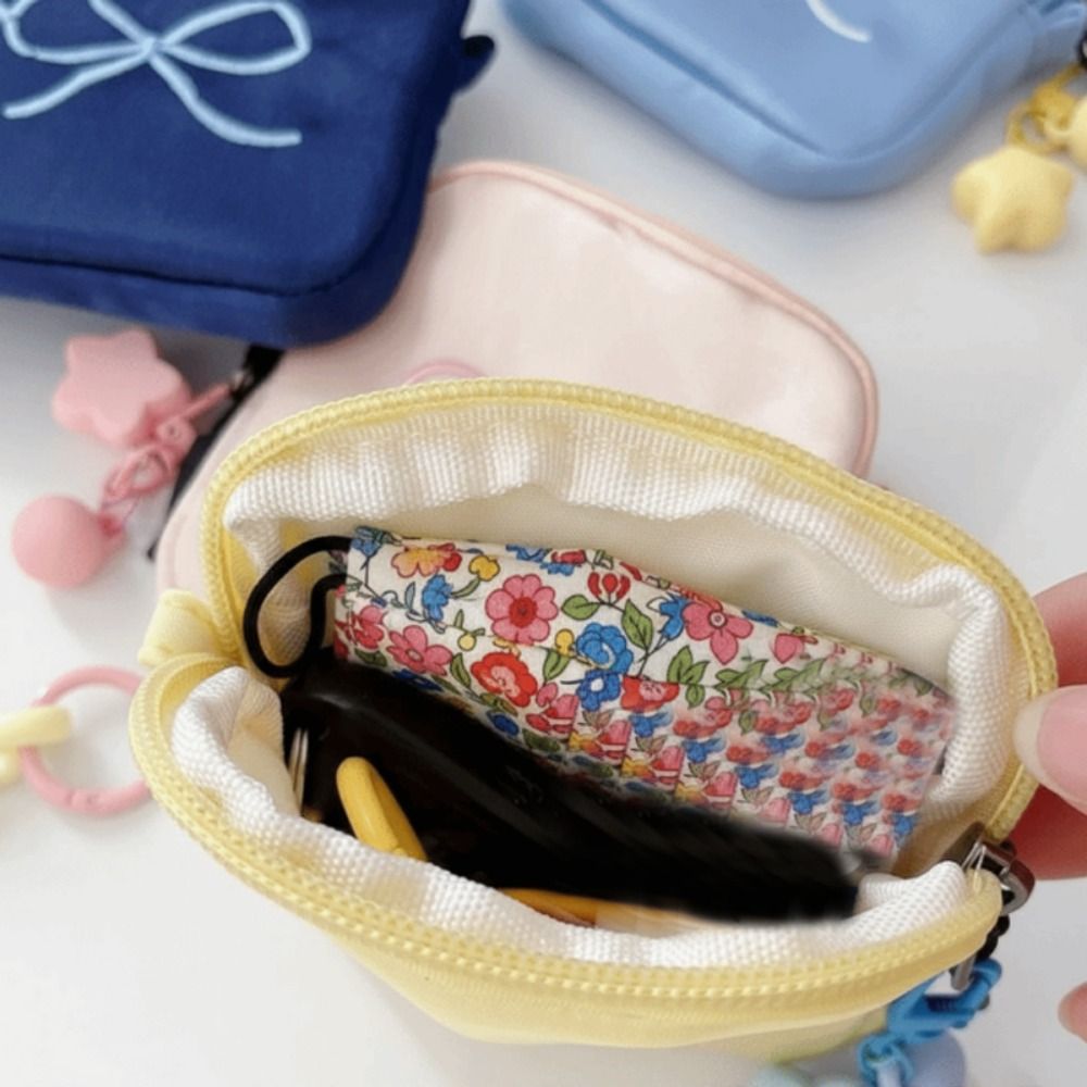 New Square Embroidery Bow Wall - Embroidery Wallet 리뷰 및 가격