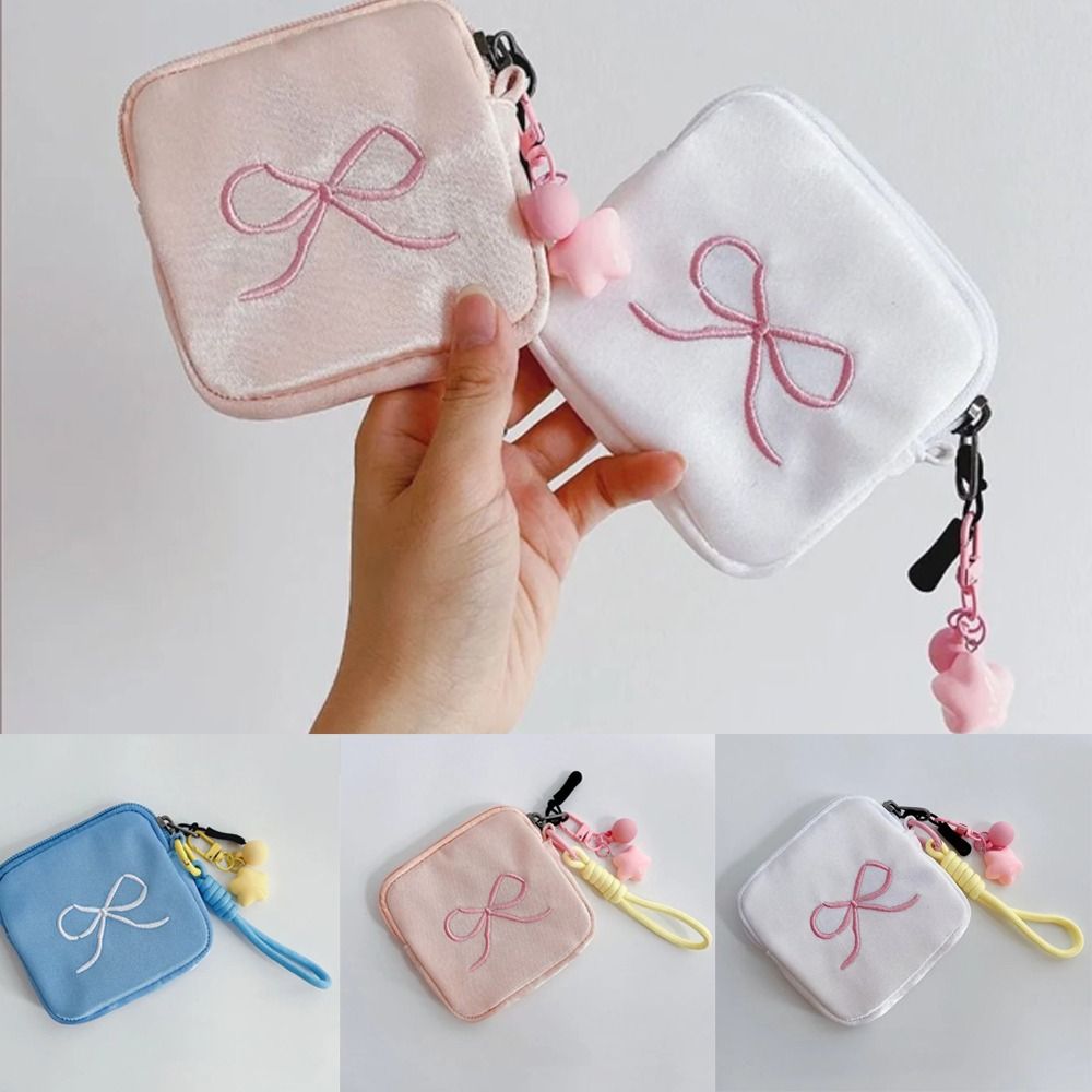 New Square Embroidery Bow Wall - Embroidery Wallet 리뷰 및 가격