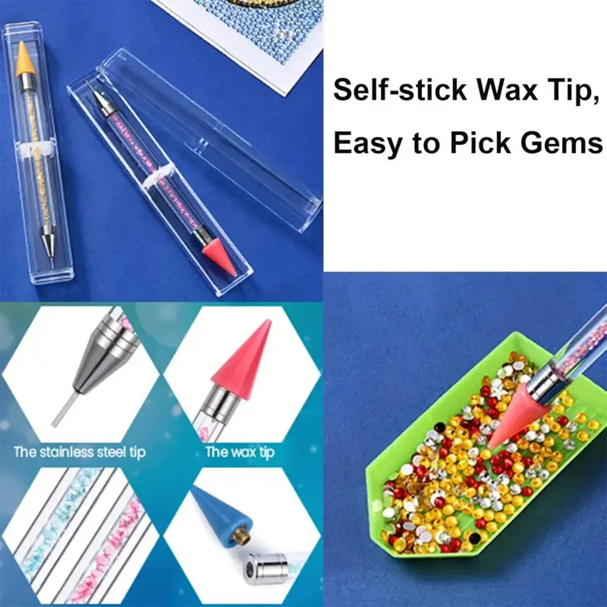 Waxless Diamond Painting Tool, - Embroidery Handicraft 리뷰 및 가격