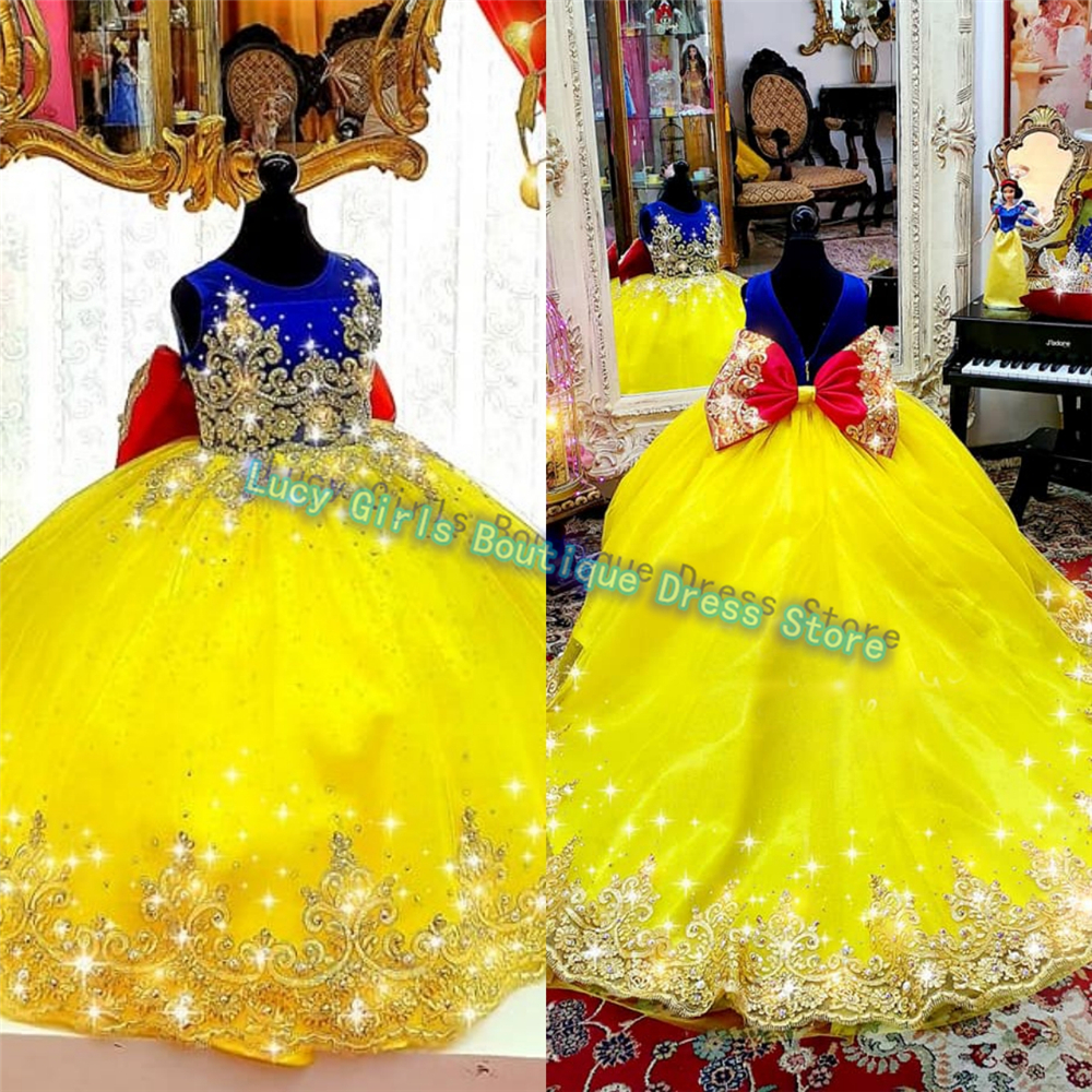 Luxuriously Yellow Flower Girl - Embroidery Yellow Flower 리뷰 및 가격
