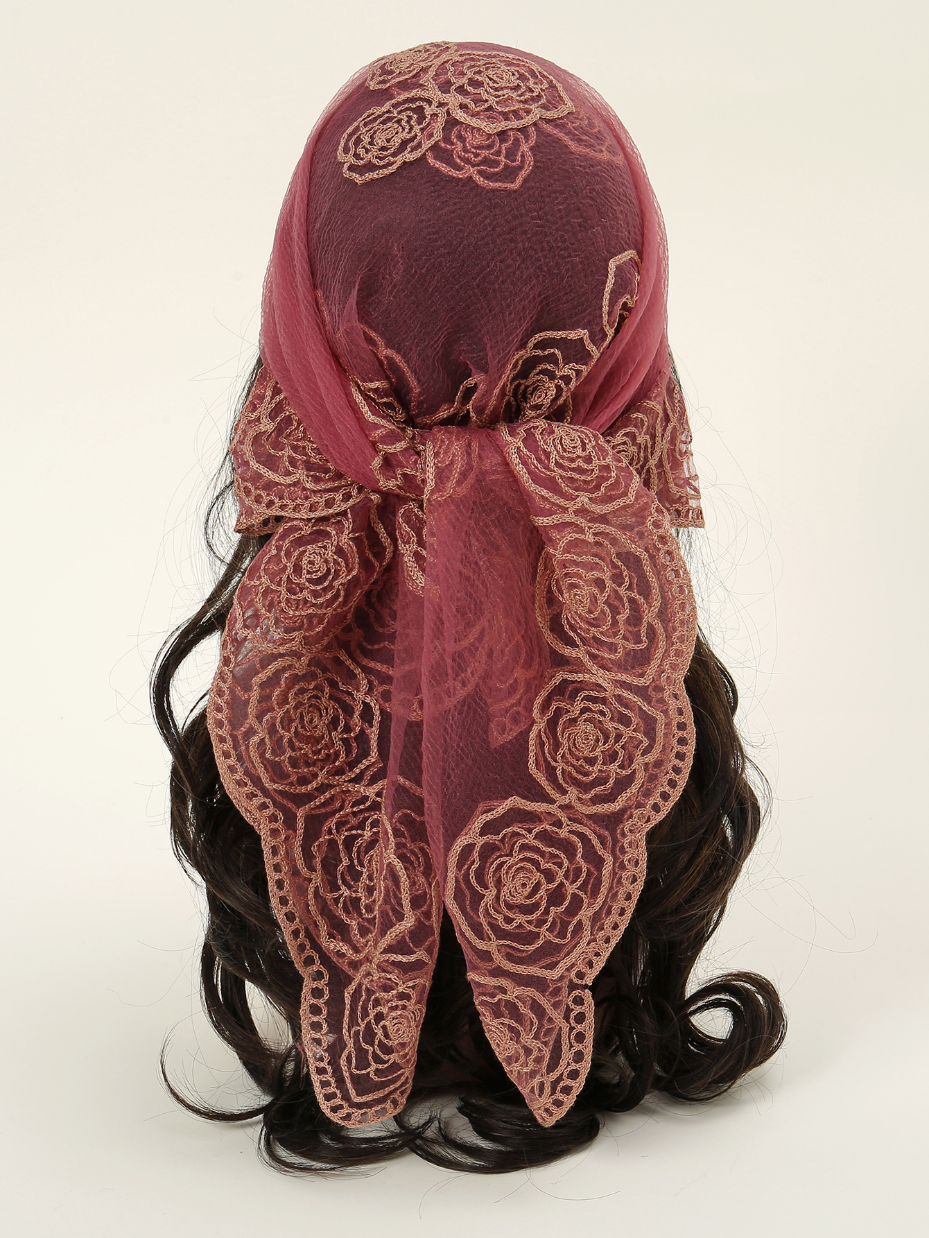 80*80cm Lace Square Bandanas S - Embroidery Net Dress 리뷰 및 가격