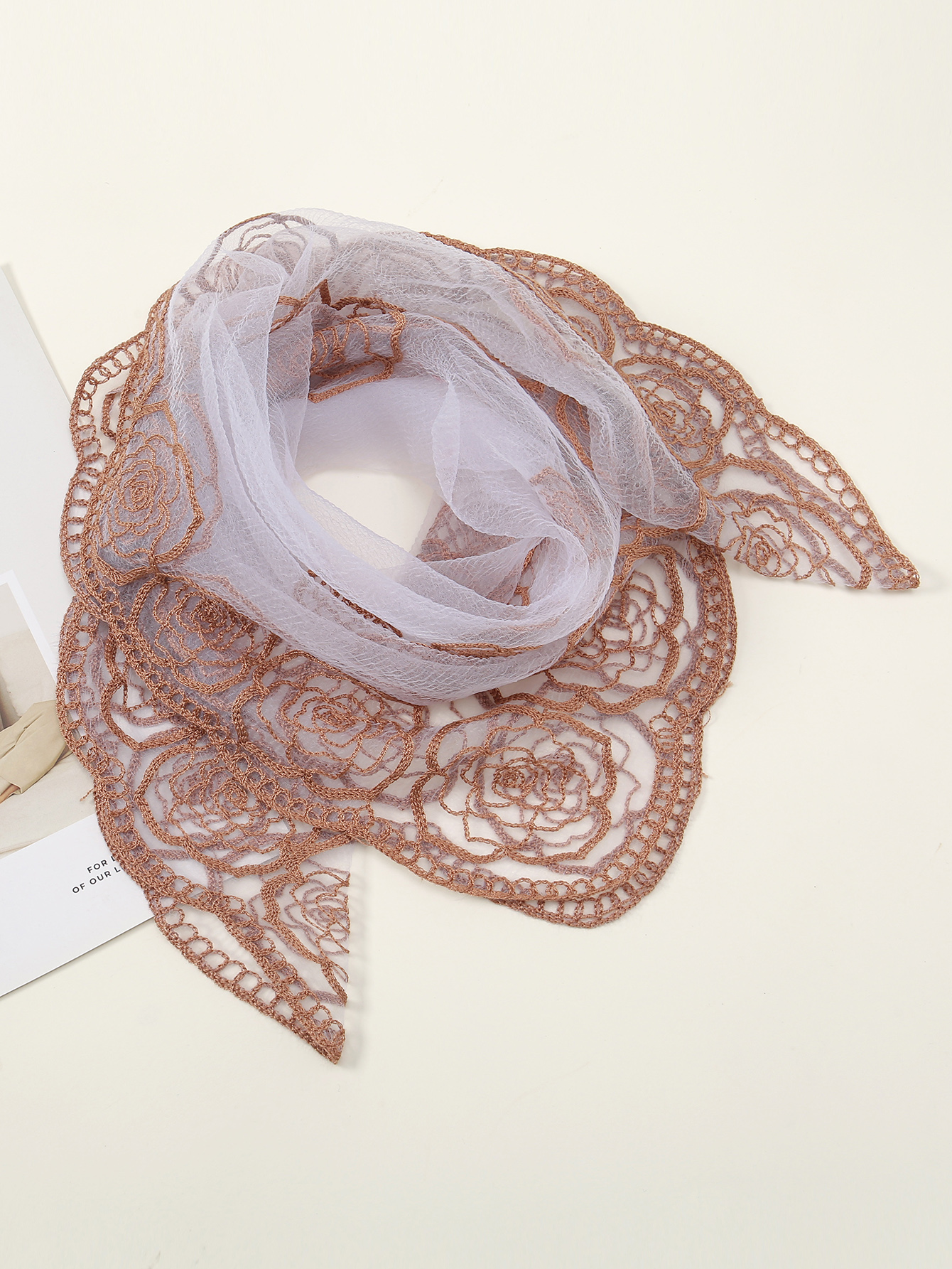 80*80cm Lace Square Bandanas S - Embroidery Net Dress 리뷰 및 가격