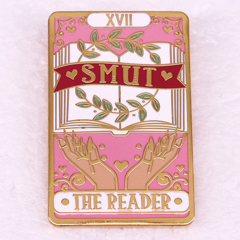 SMUT The Reader Book Enamel Pi - Embroidery Wallet 리뷰 및 가격